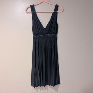 Y2K vintage Elegant slinky sleek gothic 60s Black whimsigoth Sleeveless Dress